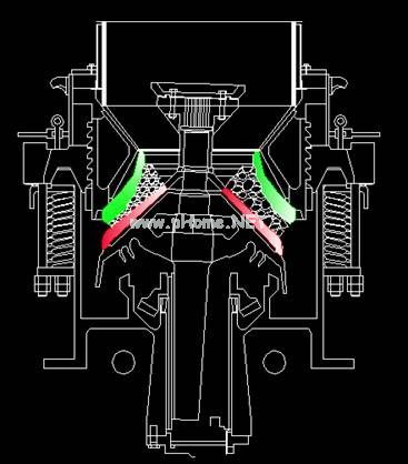 圓錐破碎機結構圖.